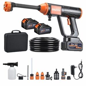 Deyisha Cordless Power Washer - Black & Orange